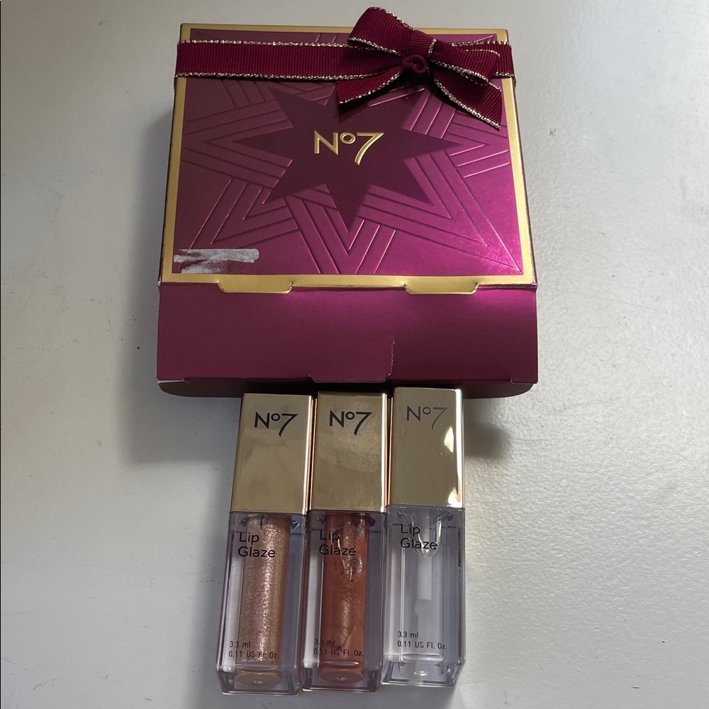 No7 Lip Glaze Trio Set
